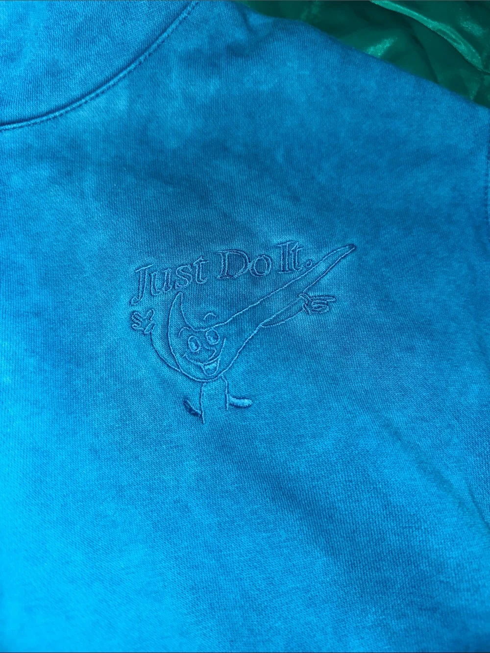 Nike Blue Crewneck Pullover Hoodie